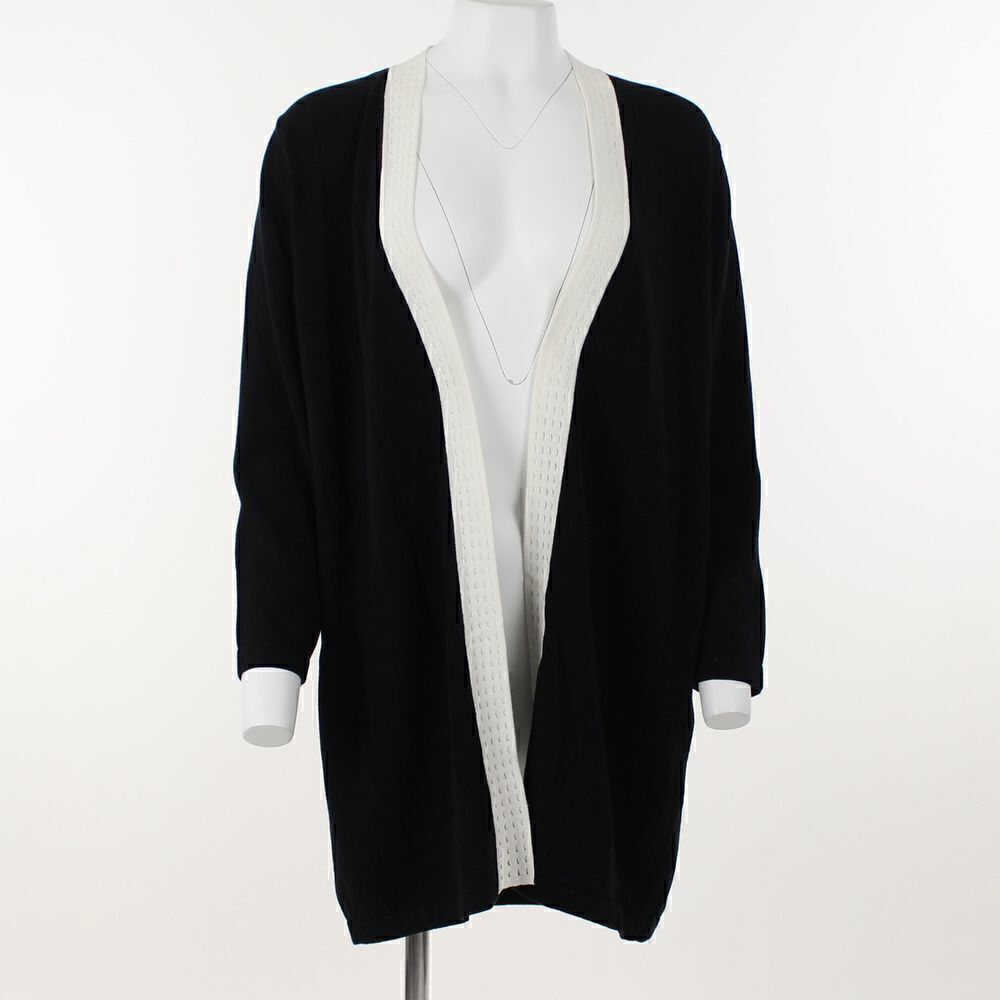 Kasper Open-Front Cardigan Jacket  - Picture 2 of 5